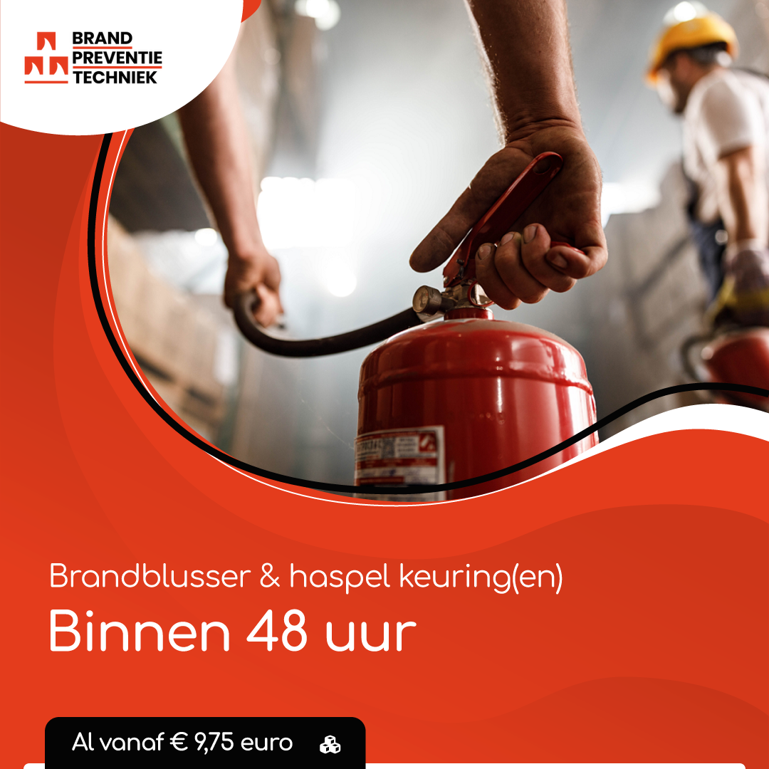 Brandblusser van Brandpreventie Techniek