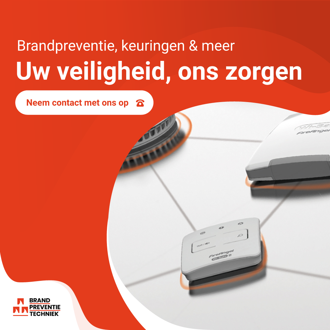 Flyer van Brandpreventie Techniek